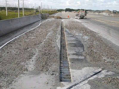 Hydro demolition bridge project in Florida